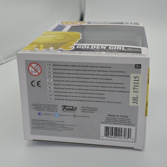 Funko POP! 007 James Bond #519 Golden Girl Vinyl Figure - Picture 6 of 6